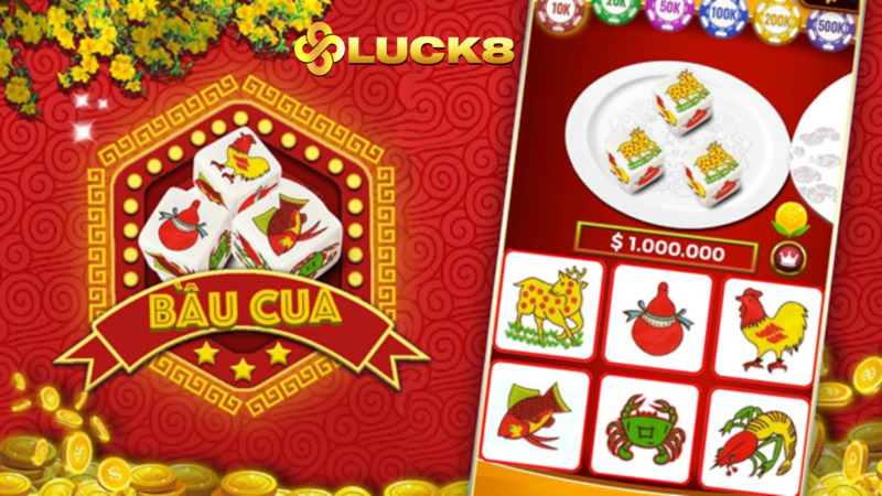 3 cửa cược trong bầu cua Luck8