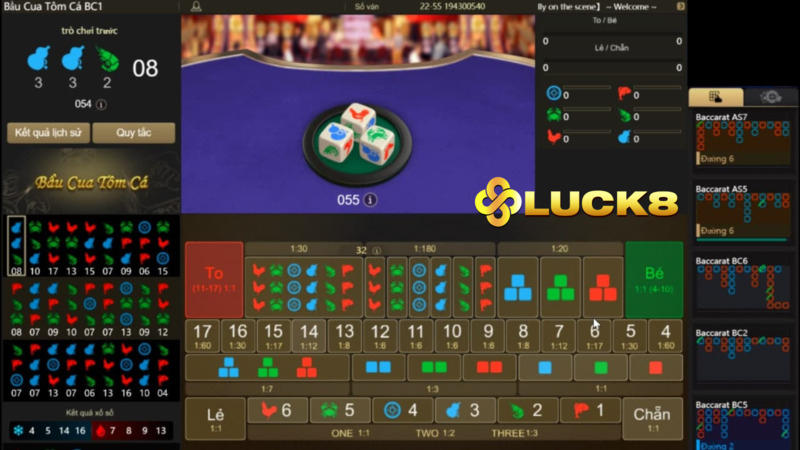 Bí thuật chơi bầu cua tôm cá Luck8 hiệu quả 