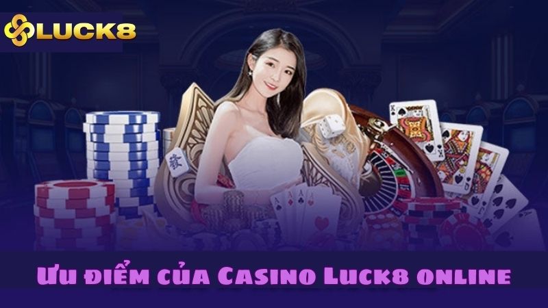 Giao diện game casino Luck8 bắt mắt