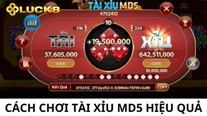 Cách chơi tài xỉu md5 hiệu quả từ chuyên gia