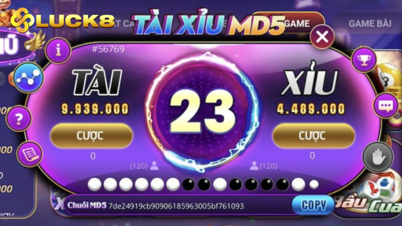 Game tài xỉu md5 Luck8 - Đã chơi là mê